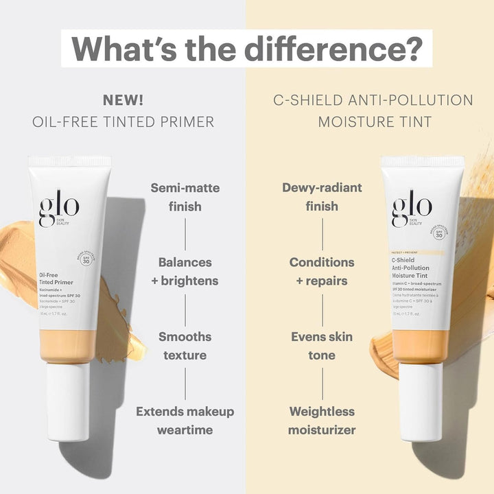 Glo Skin Beauty Imprimación teñida sin aceite SPF 30, (medio ligero...