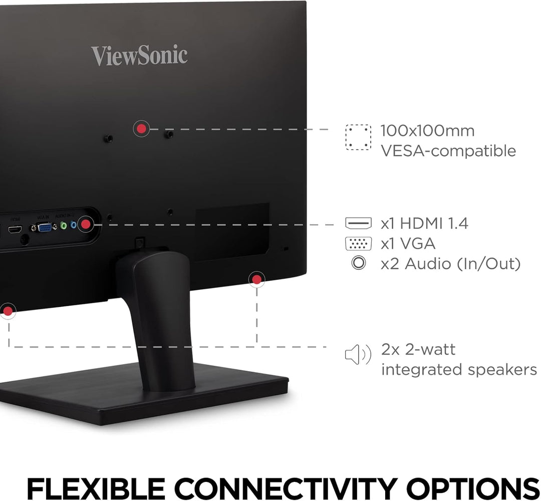 ViewSonic VS2447M \u2013 Monitor de 24 pulgadas (61 cm), 1080p, 100...