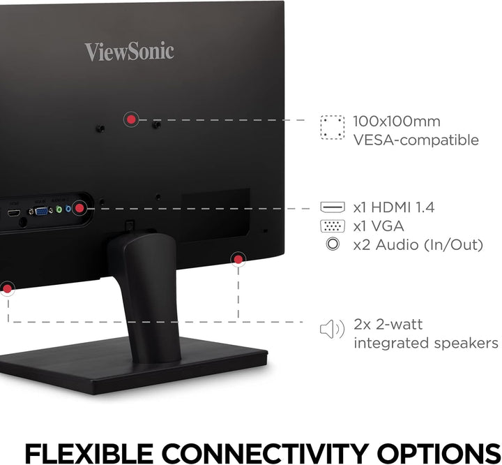 ViewSonic VS2447M \u2013 Monitor de 24 pulgadas (61 cm), 1080p, 100...