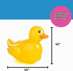 Fun Express Giant Inflatable Rubber Duck, 4 Feet, Yellow