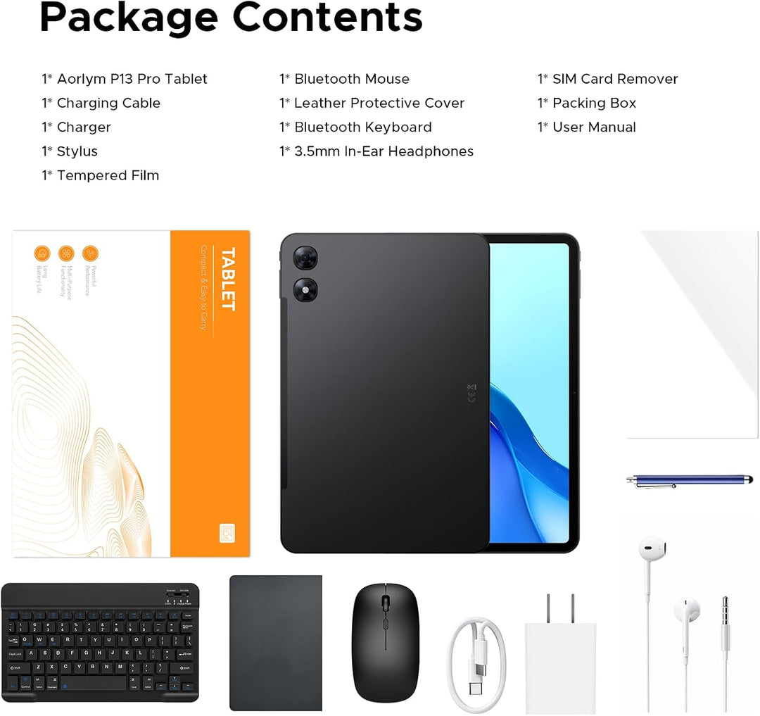 Tablet grande P13 Pro de 13.4 pulgadas, tabletas Android 16, Gemini...