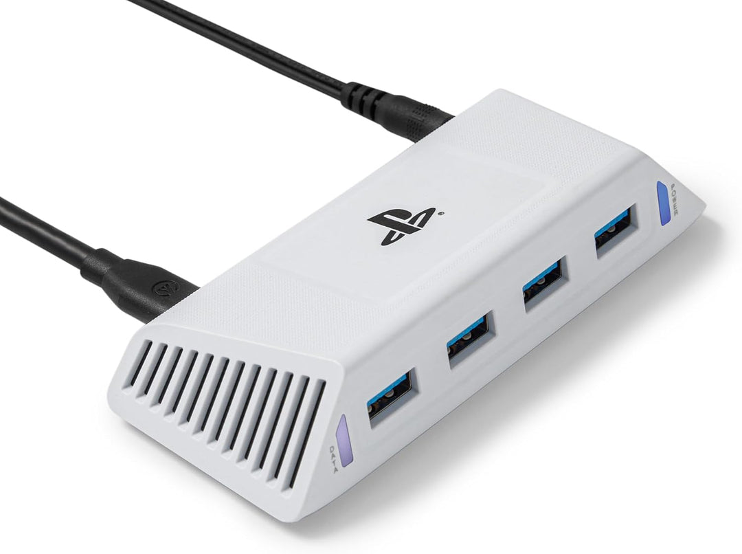 PowerA 4-Port USB 5Gbps Hub for PlayStation®5, USB 3.2, AC Powered,...