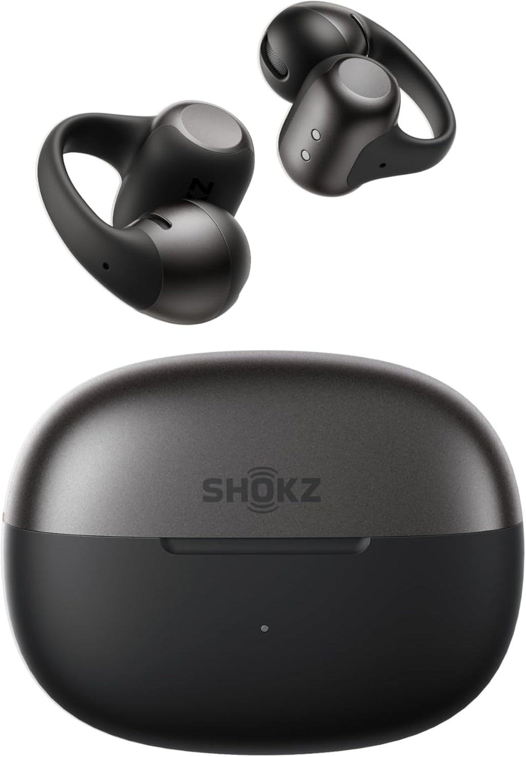 SHOKZ OpenDots 2 - Auriculares con clip de oreja abierta, color negro