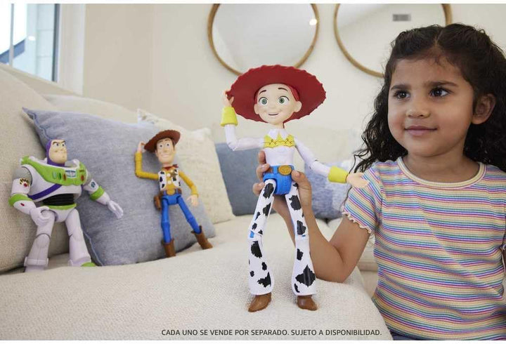 Mattel Disney y Pixar Toy Story Figura de acción grande, Jessie pos...