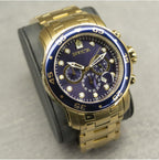 Invicta Pro Diver - Reloj cronógrafo de cuarzo con correa de acero inoxidable, color plateado, modelo 26 0073