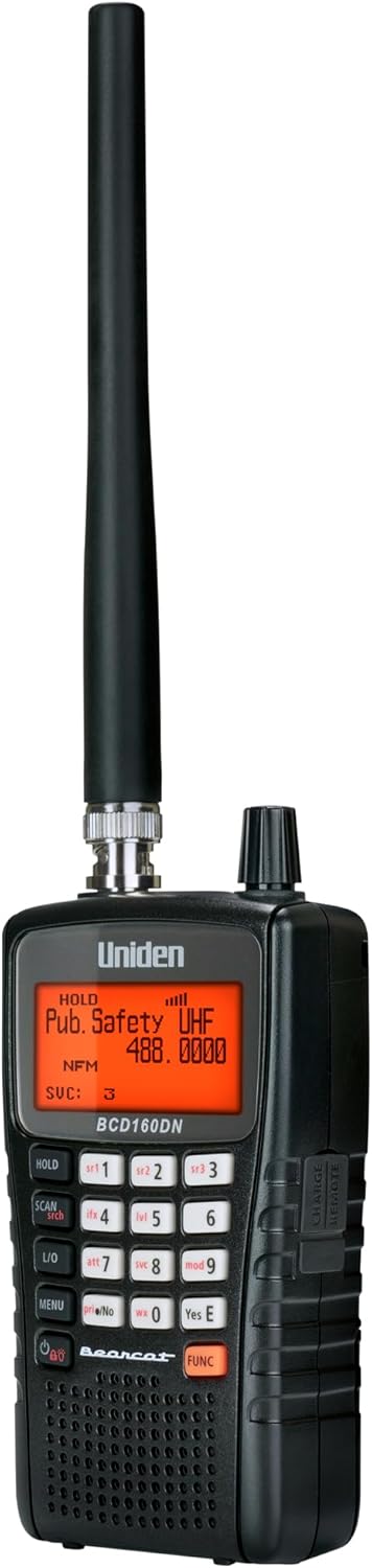 Uniden Bearcat - Escáner digital portátil BCD160DN