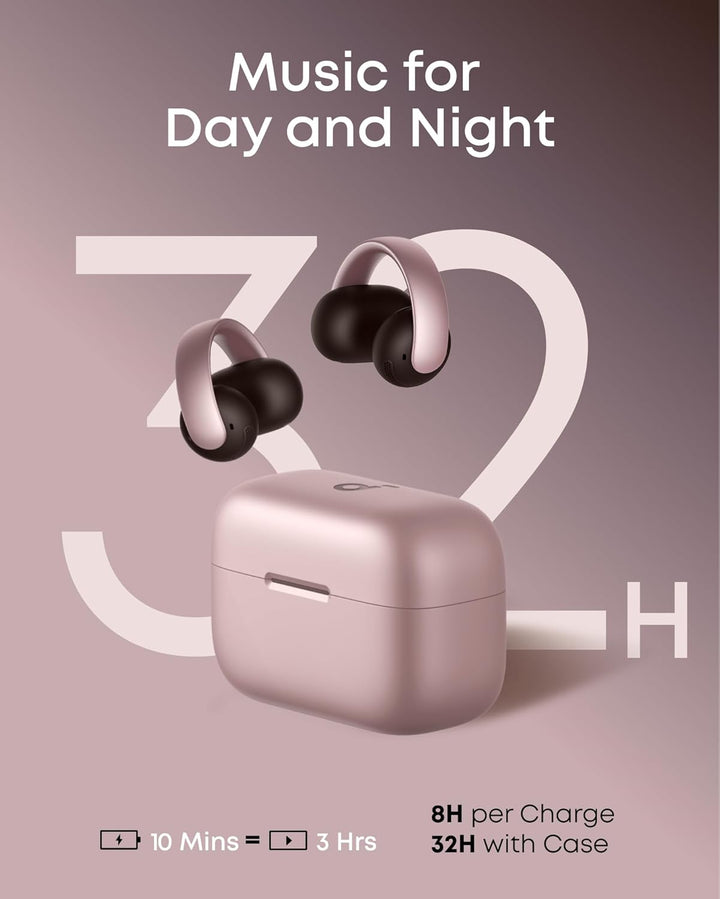 Soundcore AeroClip de Anker, auriculares de oído abierto, audífonos...