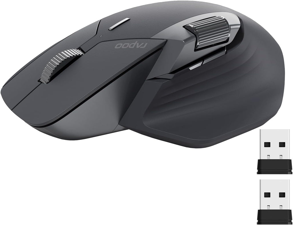 Rapoo MT760Mini Ratón Inalámbrico Bluetooth - Conexión Multi-Modo