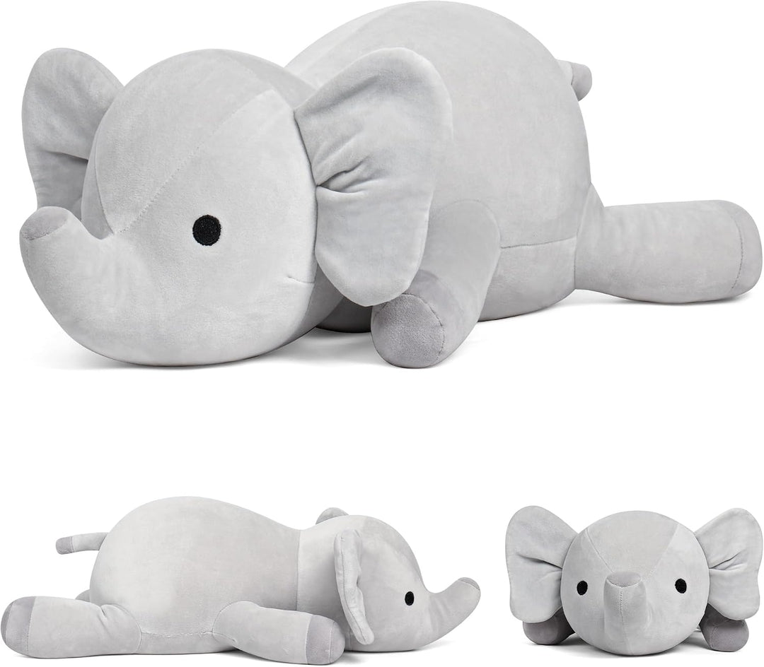 Animales de peluche con peso de elefante de 24 pulgadas, 4.2 libras...