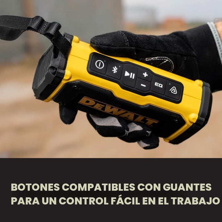 DEWALT Altavoz Bluetooth magnético ToughSound Pro de alta resistenc...