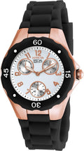 Invicta Angel Lady 1.496 en silicona blanco esfera blanca reloj de cuarzo (18799)
