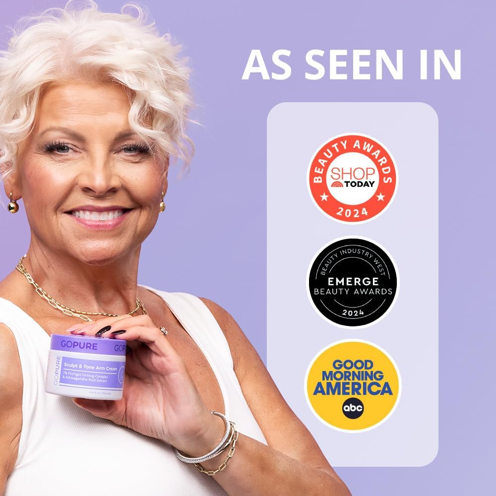 Crema de Brazo Sculpt &amp; Tone de goPure \u2013 Crema Reafirmante...
