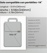 Nillkin Funda para laptop de 14 pulgadas con asa (4 en 1), 2 modos...
