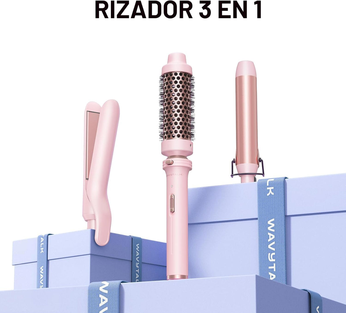 Wavytalk Juego de Rizadores 3 en 1, Rizos Múltiples, Juego de Rizad...
