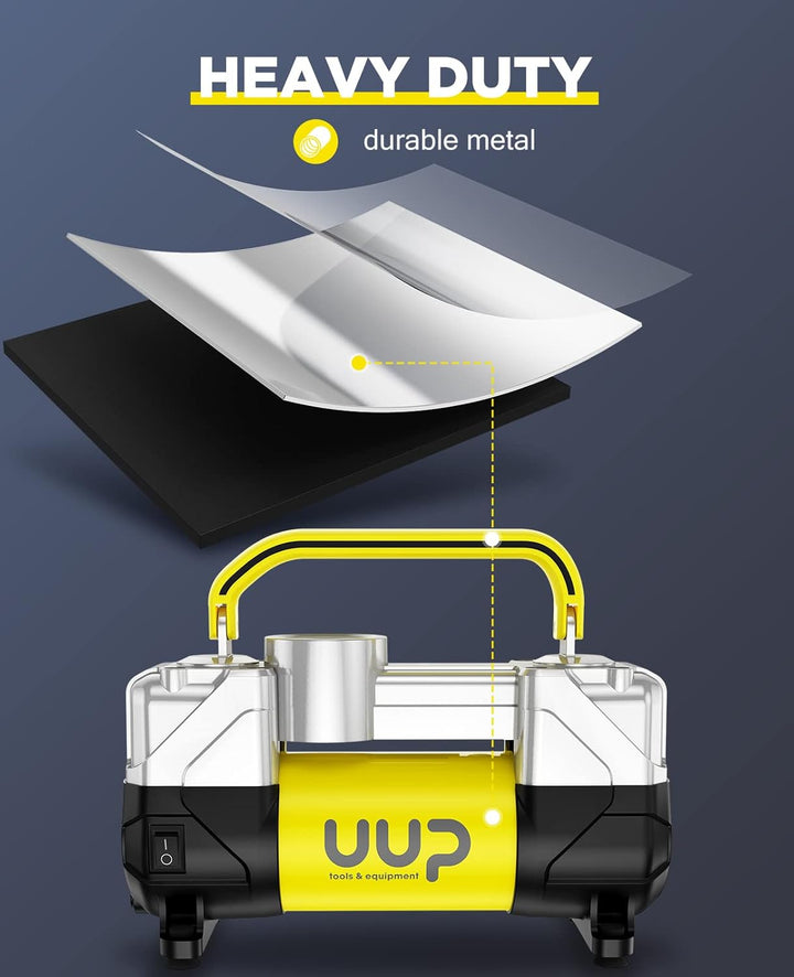 UUP Inflador de Neumáticos Compresor de Aire, 150PSI 12V DC Doble C...