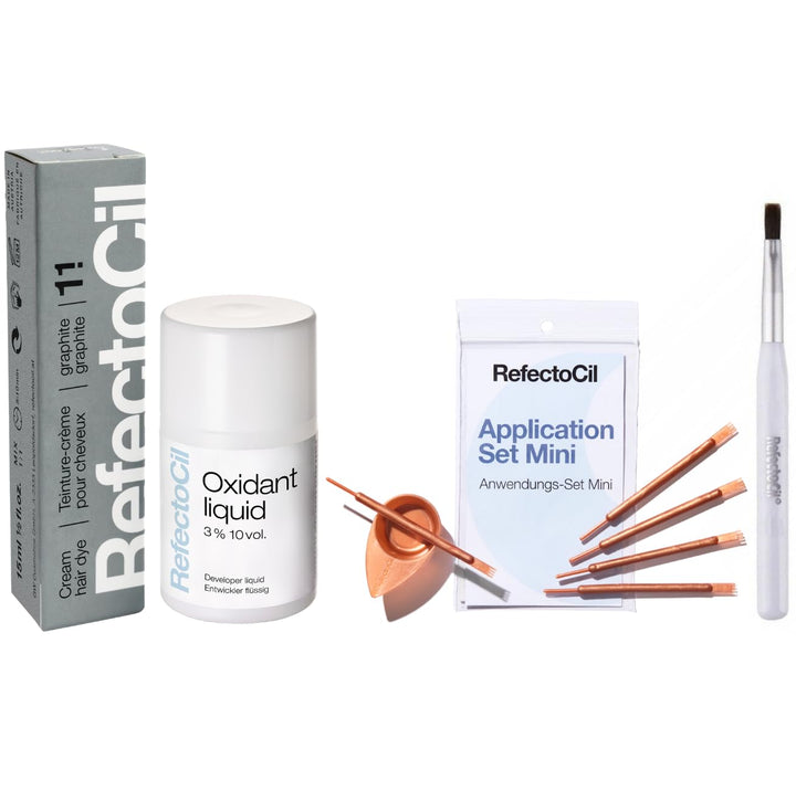Kit de teñido de cabello RefectoCil incluye tinte en crema para el...