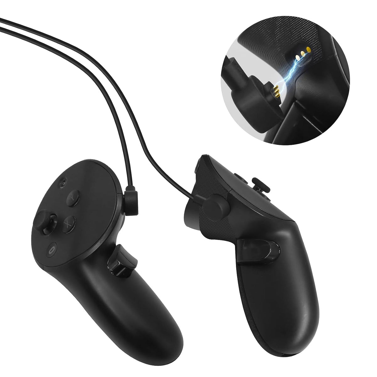 Cable de carga magnético 2 en 1 para controladores Meta Quest Touch