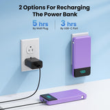Cargador portátil para iPhone, 13800 mAh, banco de energía delgado...