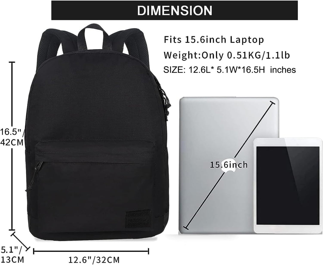 SUPACOOL Mochila casual para laptop con puerto de carga USB para ho...