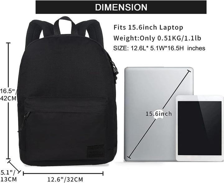 SUPACOOL Mochila casual para laptop con puerto de carga USB para ho...