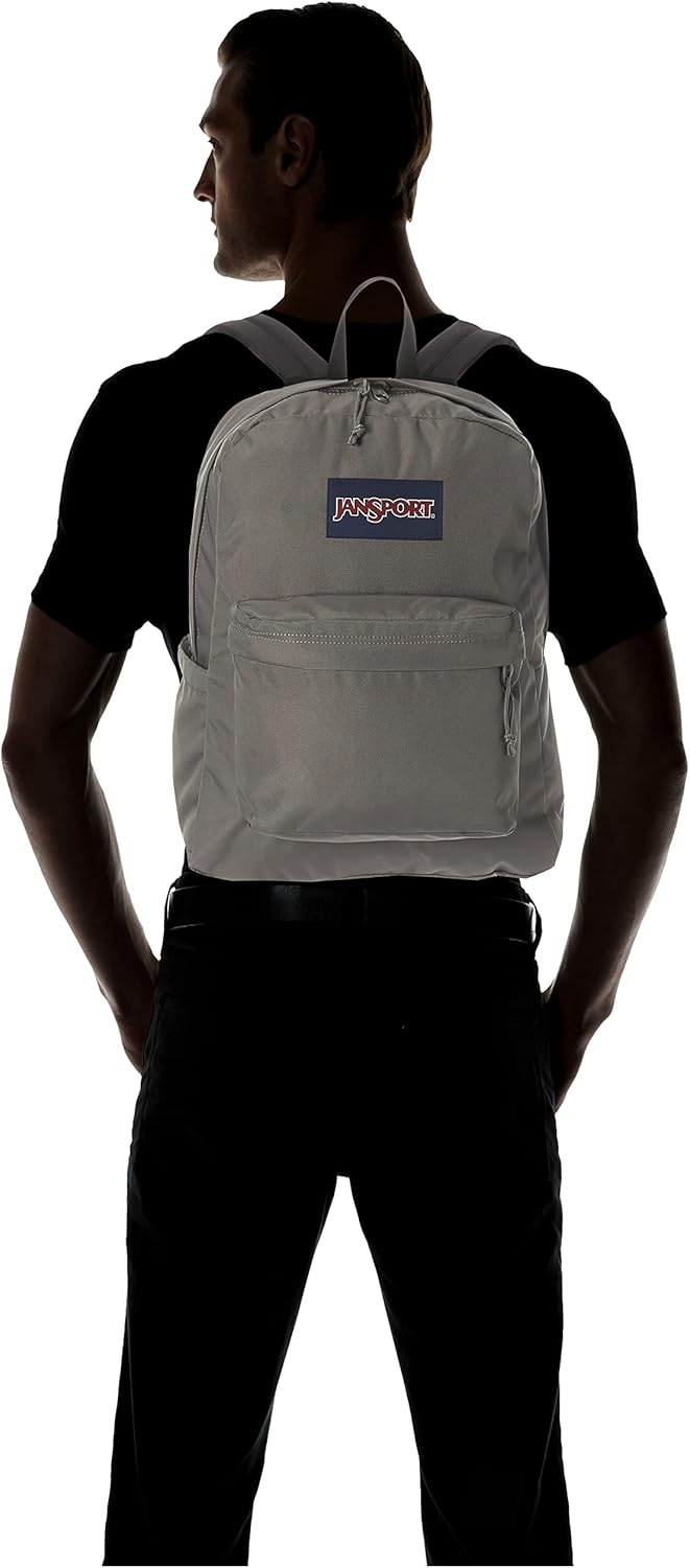 JanSport Mochila Superbreak Plus, Gris (Graphite Grey), Tamaño único