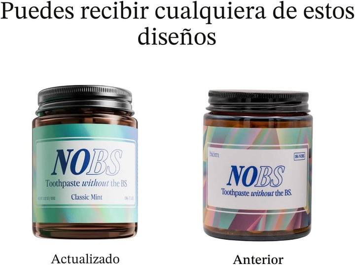 Pastillas de pasta de dientes NOBS (Sin Cosas Malas) - Nano hidroxi...