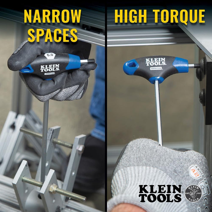 Klein Tools JTH98M Juego de llaves hexagonales con mango en T, Jueg...