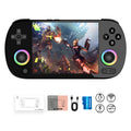 Anbernic RG40XX H Consola de juegos portátil retro RG40XXH consola de juegos portátil 4 pulgadas pantalla IPS sistema Linux 64G TFCard juegos precargados 5000+ RG40XX H Soporta salida de TV HDMI 5G WiFi Bluetooth 4.2 Negro