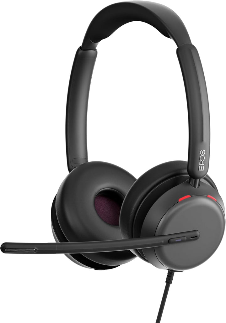 EPOS Impact 860T ANC - Auriculares con cable de doble cara con canc...
