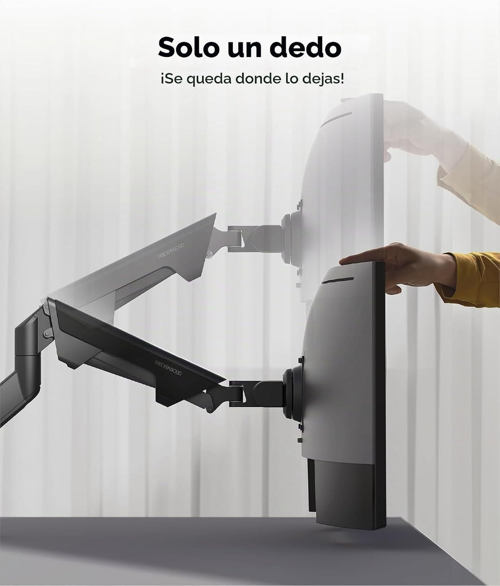 Brazo de monitor de alta resistencia para pantallas ultrapanorámicas curvas de 34-49 pulgadas