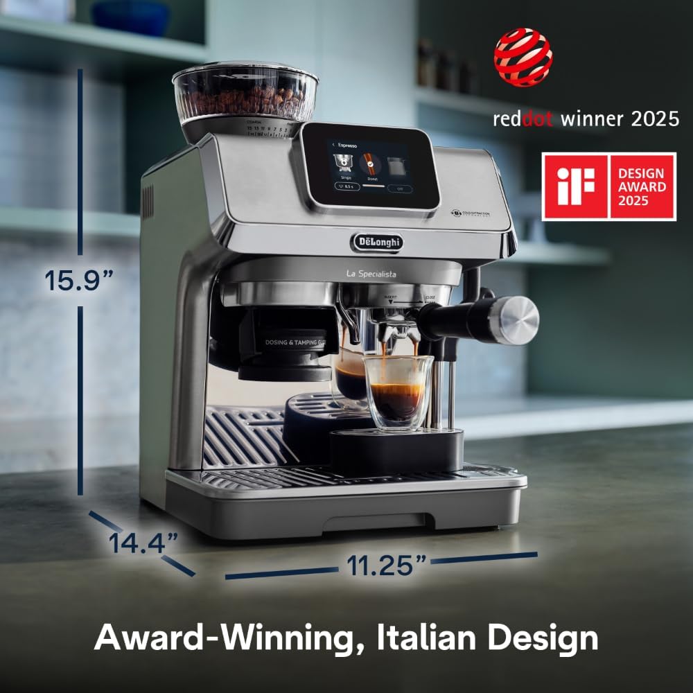 De'Longhi La Specialista Touch Máquina de Espresso con Molinillo de Café