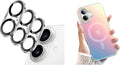 JETech Paquete de protector de lente de cámara y funda iridiscente para iPhone 17