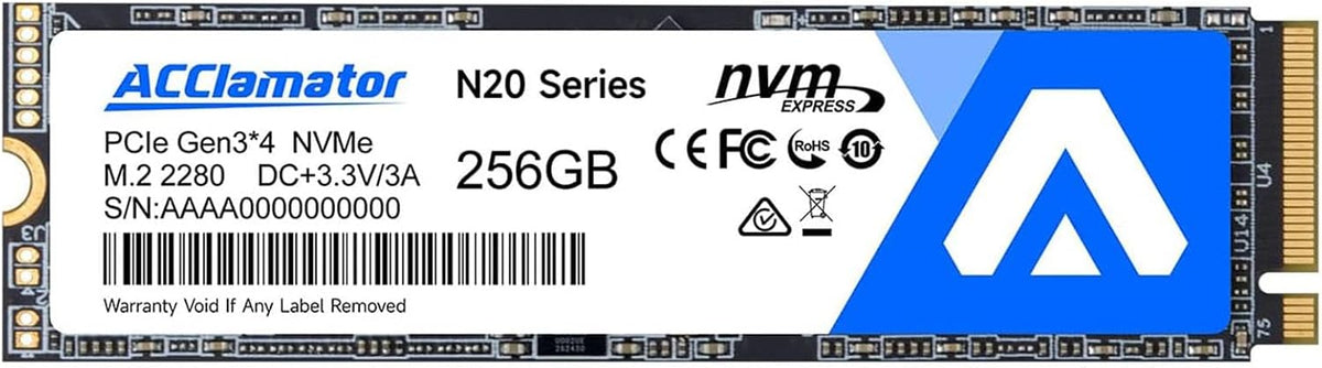 Acclamator Unidad interna de estado sólido SSD NVMe M.2 2280 PCIe G...