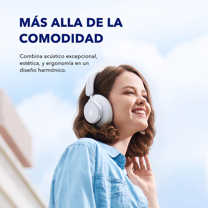 Soundcore de Anker Space Q45 - Auriculares adaptativos con cancelac...