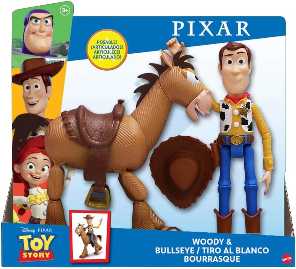 Toy Story 4Paquete de Pixar Woody y Bullseye de Disney