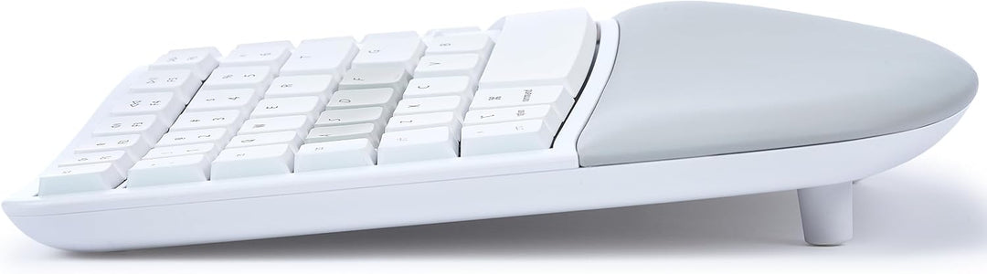 KINESIS mWave - Teclado ergonómico silencioso para Mac (blanco) | I...