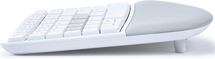 KINESIS mWave - Teclado ergonómico silencioso para Mac (blanco) | I...