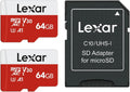 Lexar E-Series 64GB 2 PK Micro SD Tarjeta microSDXC UHS-I Tarjeta de