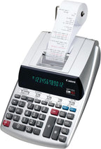 Canon MP11DX-2 - calculadora con impresora para escritorio con conversión de divisas, reloj y calendario