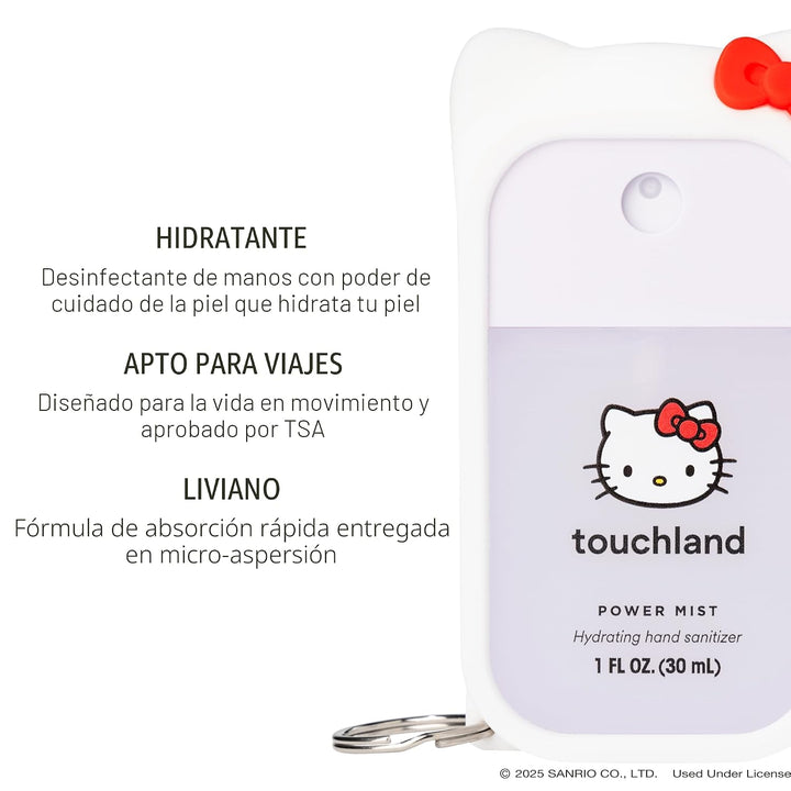 Touchland x Hello Kitty Spray desinfectante de manos + juego de est...