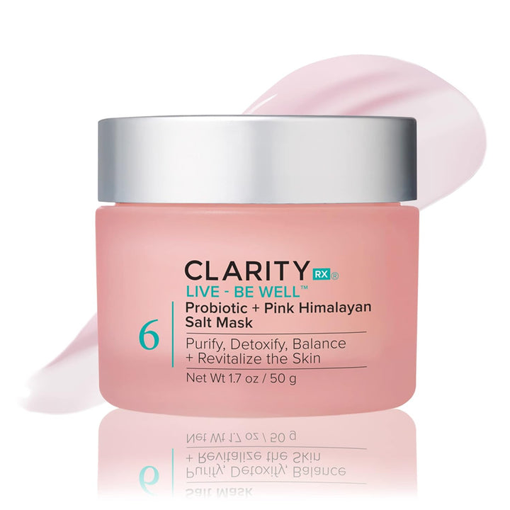 ClarityRx Live + Be Well Probiotic + Mascarilla facial de sal rosa...