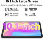 ICONLINK Tableta Android 15 de 10 pulgadas con estuche 4+16GB RAM+1...