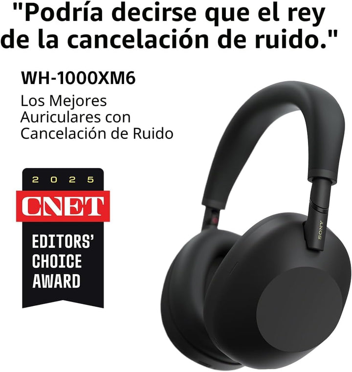 Sony WH-1000XM6 Los mejores auriculares inalámbricos con cancelació...