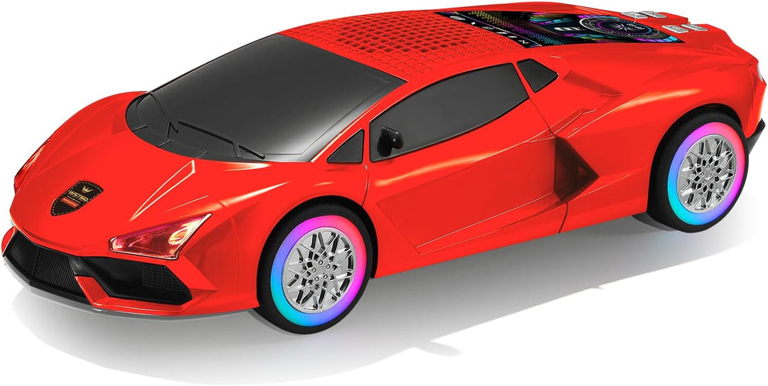 WSTER WS-690 Hypercar Altavoz Bluetooth portátil, control de luz LE...