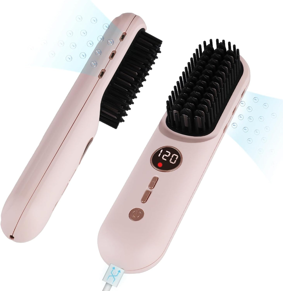 TANSHINE Go Brush Pro 2026 Cepillo alisador de cabello inalámbrico,...