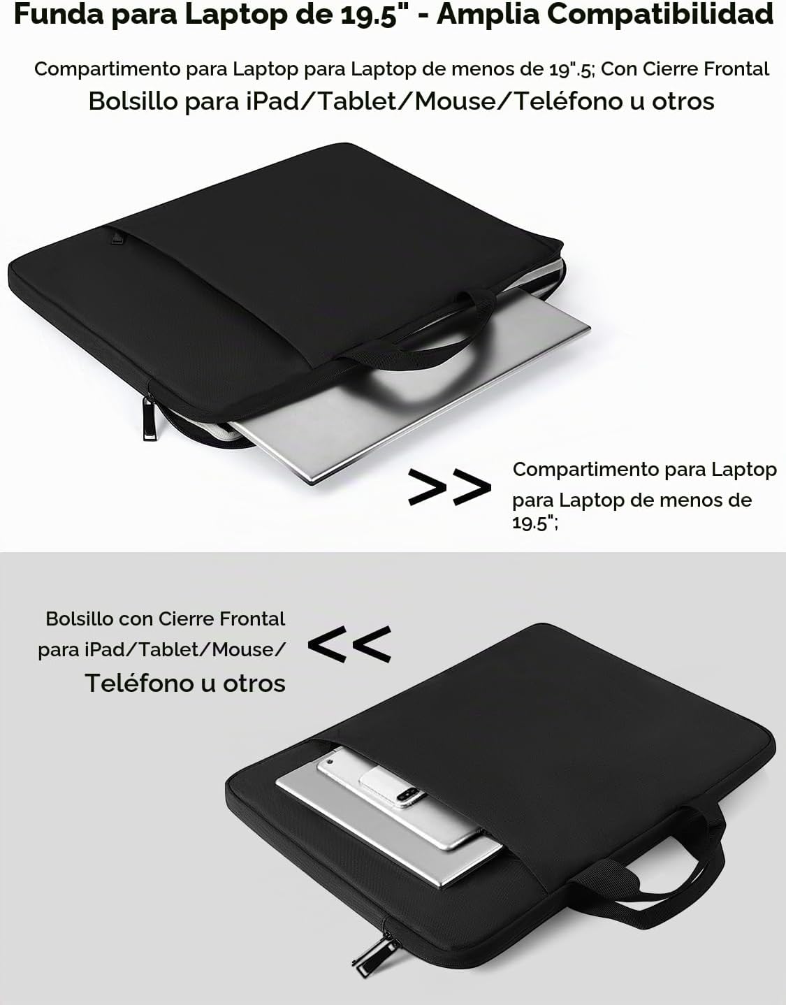 Funda UPERFECT para portátil de 19.5 pulgadas para portátil\/monito...