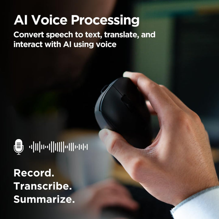 Virtusx Jethro AI Mouse - Grabadora de voz y audio para conferencia...