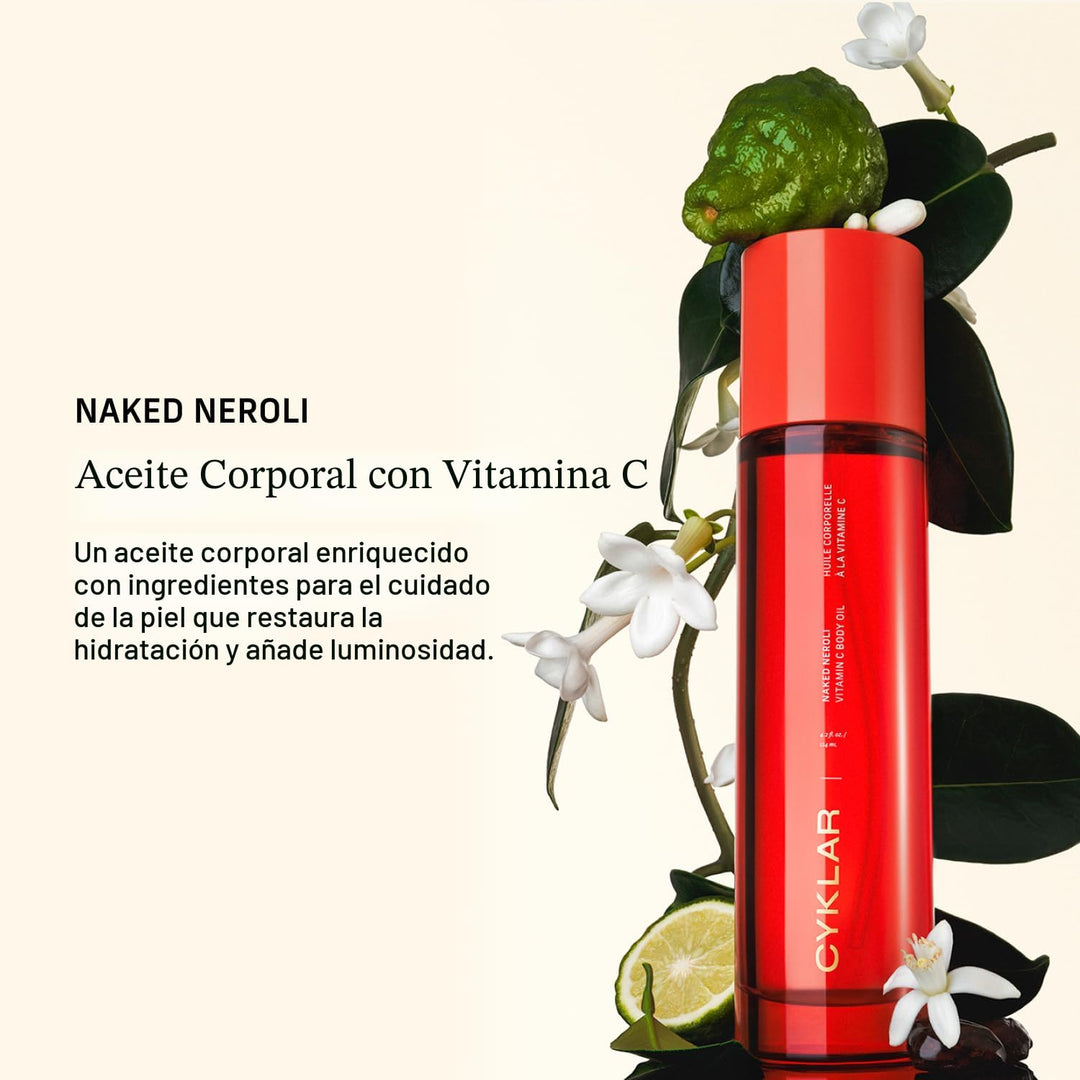 CYKLAR Aceite corporal con vitamina C para mujeres y hombres. Suero...
