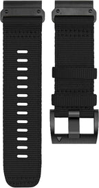 Correas de reloj de nailon resistentes de repuesto de 0.866 in/1.024 in compatibles con conectores Garmin Fenix 8/7X/6X/5X/Forerunner/Approach/MARQ/quatix/D2 Series