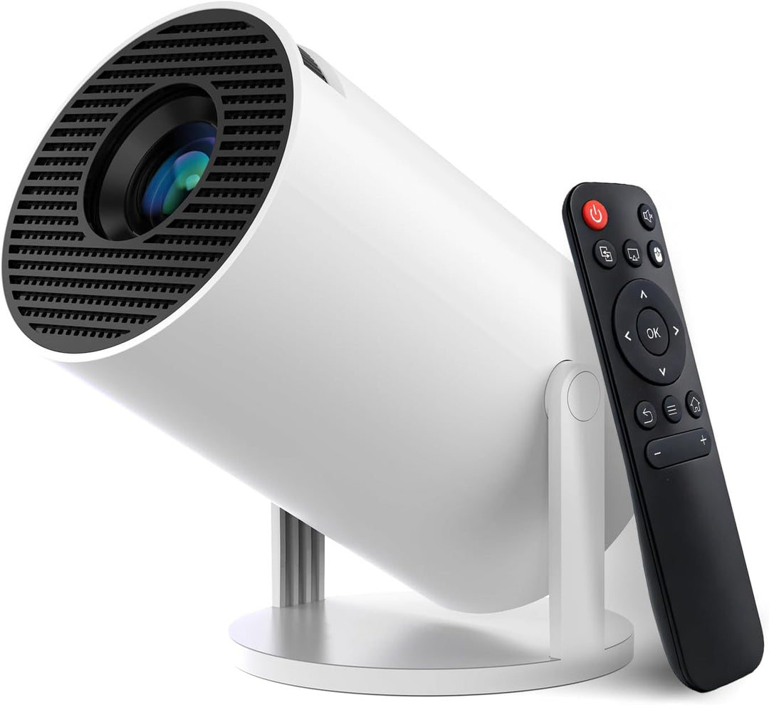 Mini proyector con WIFI 6 y Bluetooth, proyector portátil con sopor...